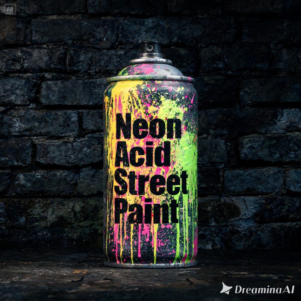 Neon Acid Street Paint