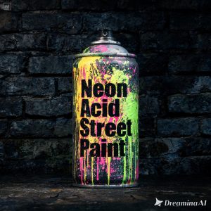 Neon Acid Street Paint