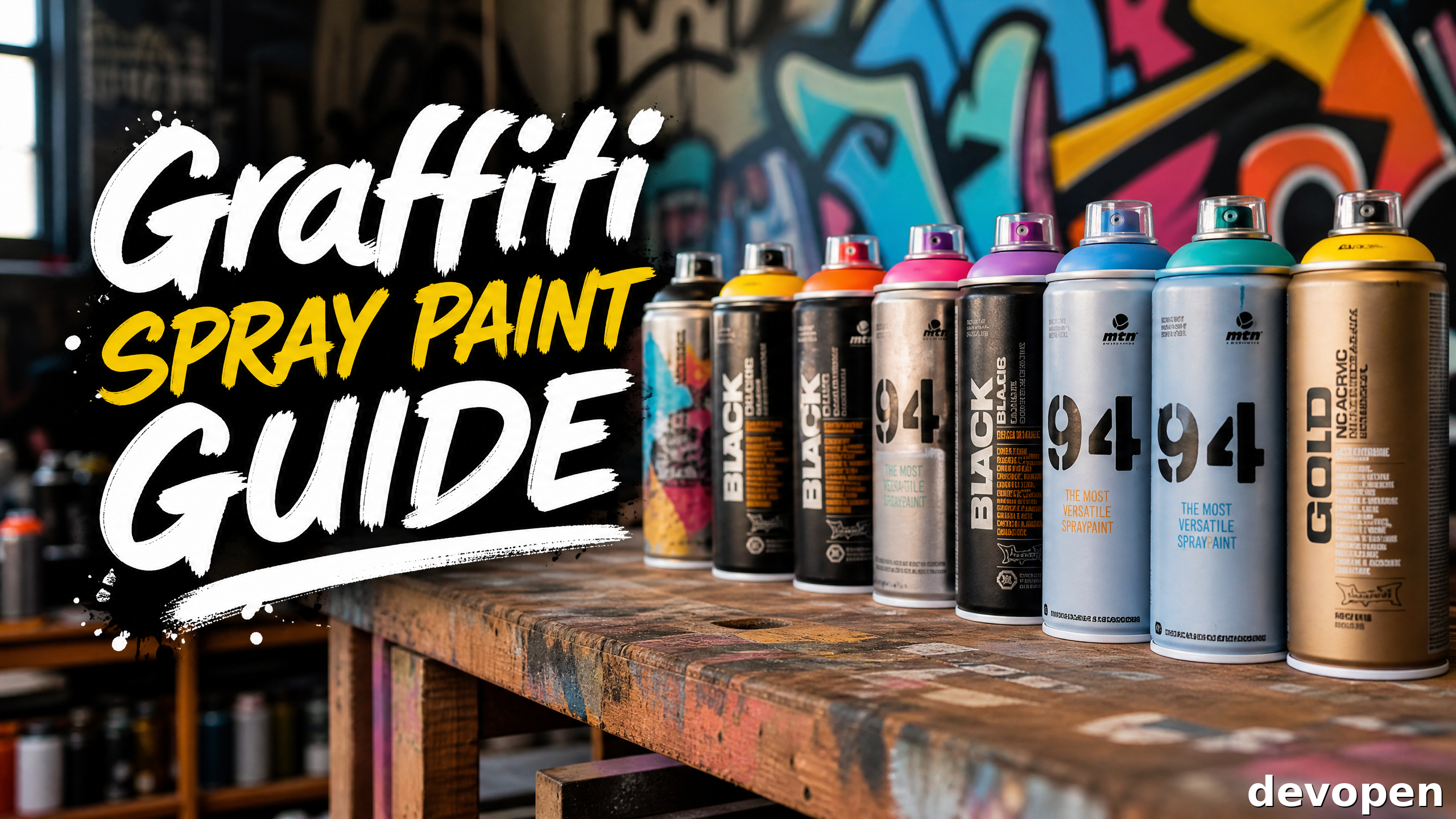 The Ultimate Guide to Choosing the Best Graffiti Spray Paint for Beginners