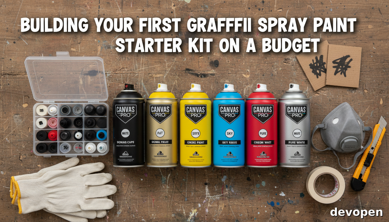 Building Your First Graffiti Spray Paint Starter Kit on a Budget