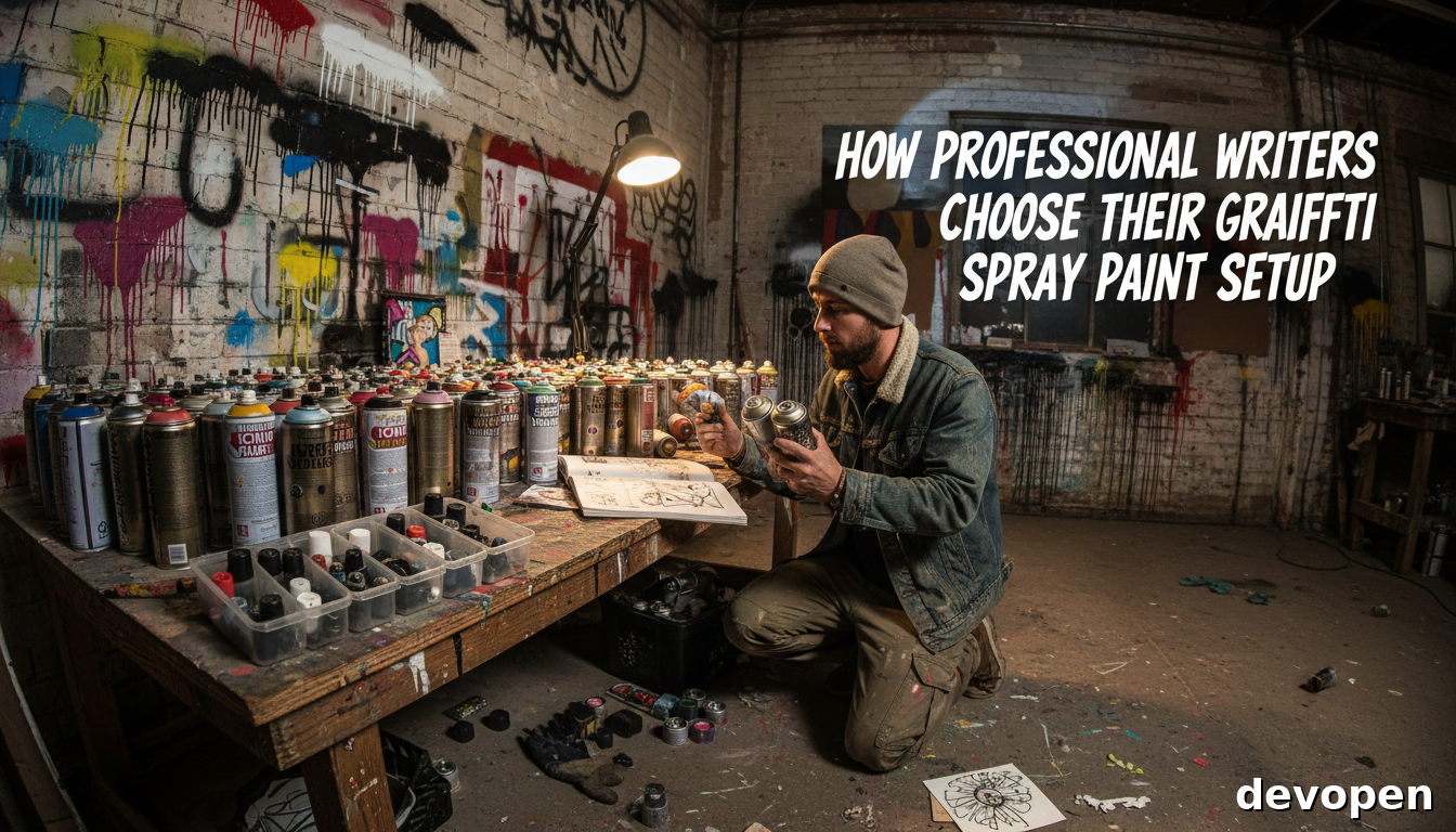 How Professional Writers Choose Their Graffiti Spray Paint Setup
