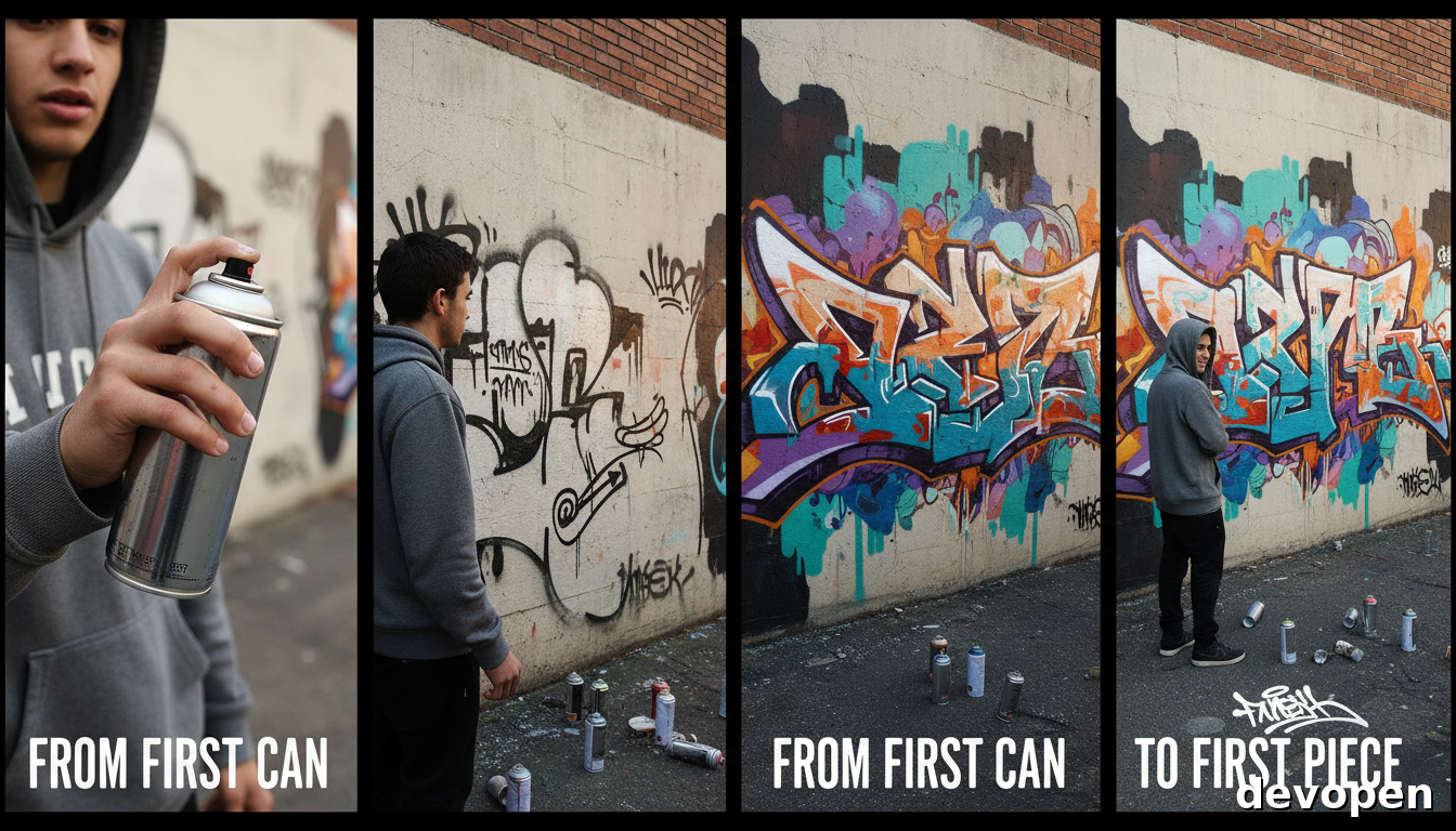 From First Can to First Piece: A Complete Graffiti Spray Paint Journey